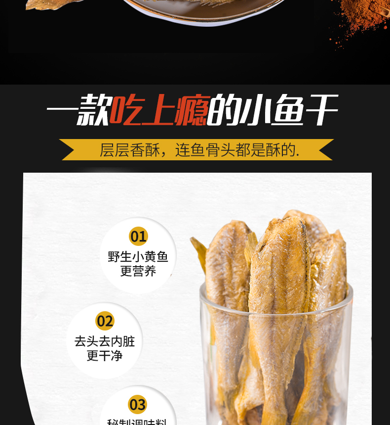Grocery :: Snacks :: WPQ-Crispy Yellow Croaker Fish (Spicy flavour