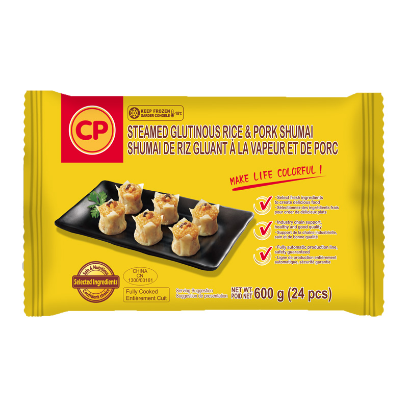 Frozen Food FrozenBunsandDimSum CPSteamed Glutinous Rice & Pork Shumai 正大糯米猪肉烧卖 600g