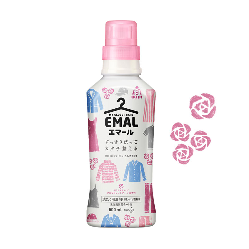 62104-Kao-Emal-Aromatic-Bouquet-Fragrance-Body-花王芬芳花香防缩洗衣液500ml-1.jpg (800×800)