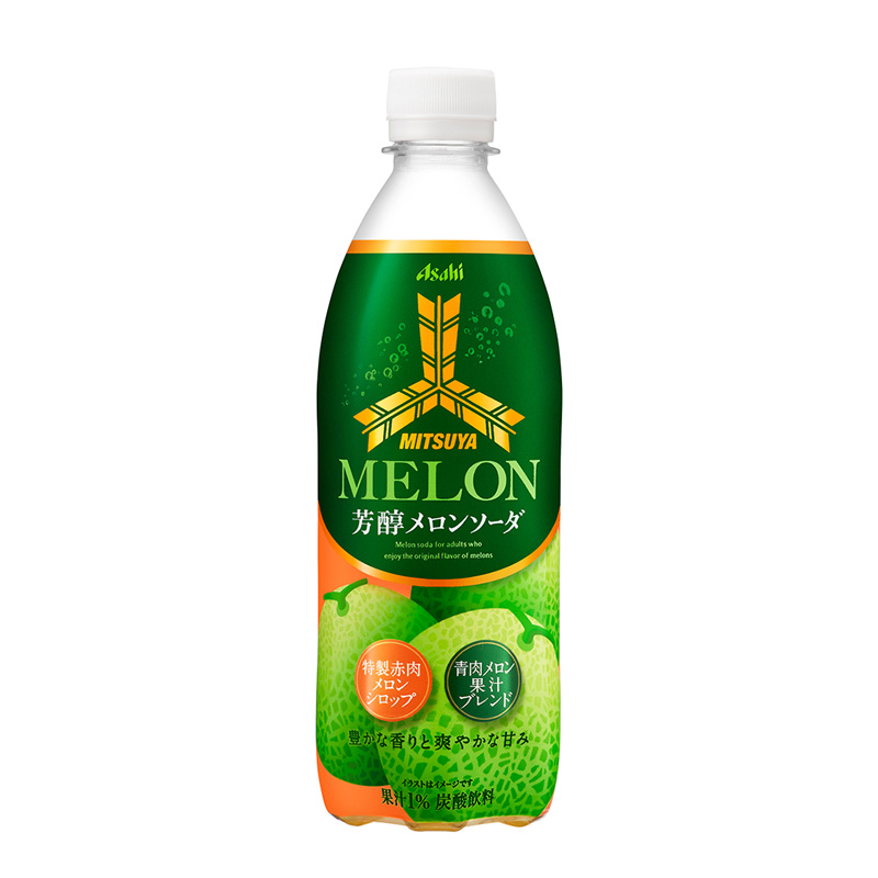 Grocery :: Drinks :: Asahi-Mitsuya Melon Soda 朝日-三津屋哈密瓜
