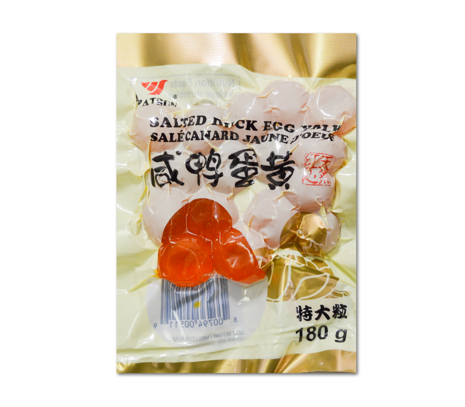 Frozen Food :: Frozen Salted Duck egg Yolk :: Watson-Salted Duck Egg Yolk 华生 咸蛋黄