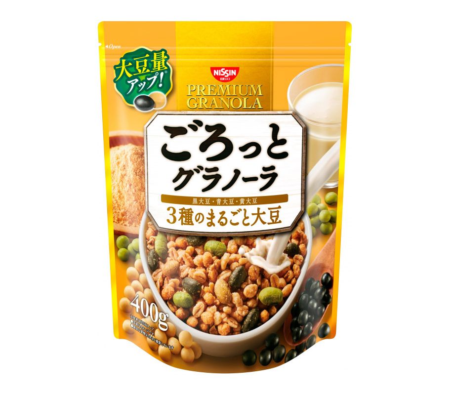 Grocery Snacks NISSIN CISCO (WHOLE SOYBEAN) 日清3種大豆麥片 400g