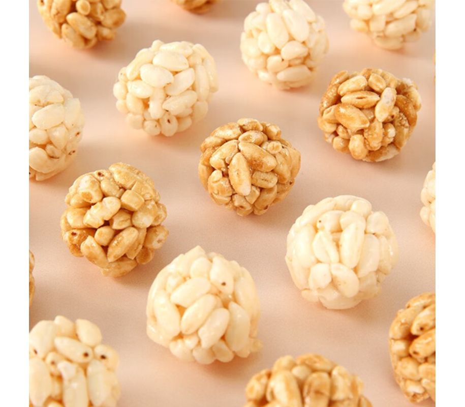 Grocery :: Grains Rice :: HCX- Puffed Rice Ball (Caramel) 徽尝香-福米球（焦糖味） 200g